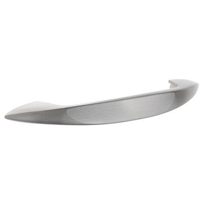 Sans marque Poignée de meuble Iluna 96 nickel brossé + vis - Publicité Sans marque Poignée de meuble Iluna 96 nickel brossé + vis - Publicité