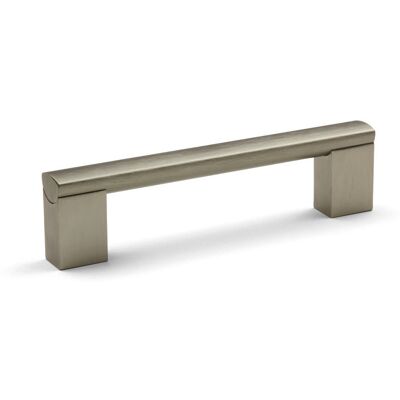 Sans marque Poignée de meuble Porta 128 imitation inox + vis - Publicité Sans marque Poignée de meuble Porta 128 imitation inox + vis - Publicité