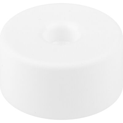 Sans marque Glissière pour pied de meuble vis diametre 50mm blanc - Publicité Sans marque Glissière pour pied de meuble vis diametre 50mm blanc - Publicité