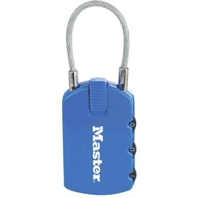 MASTER LOCK Lot de 2 cadenas à combinaison porte adresse 30 mm - Publicité MASTER LOCK Lot de 2 cadenas à combinaison porte adresse 30 mm - Publicité