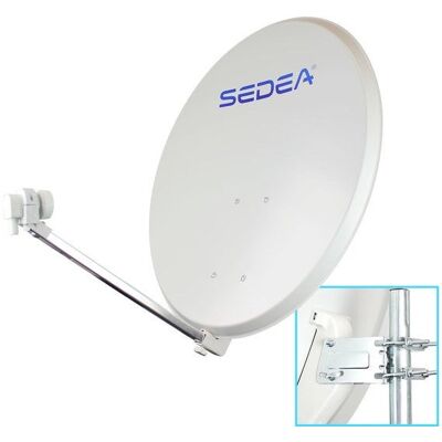 Sedea Quick 65+Lnb - Parabole en acier électrozingué - Publicité Sedea Quick 65+Lnb - Parabole en acier électrozingué - Publicité
