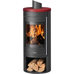 JUSTUS Mino 2.0 Bordeauxrot Poêle à bois rond - Cheminée - Publicité JUSTUS Mino 2.0 Bordeauxrot Poêle à bois rond - Cheminée - Publicité