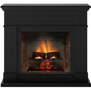 TAGU Cheminée électrique connectée 1400W - LARSEN Powerflame 2 - effets flammes 3D et crépitement - Noir - Publicité TAGU Cheminée électrique connectée 1400W - LARSEN Powerflame 2 - effets flammes 3D et crépitement - Noir - Publicité