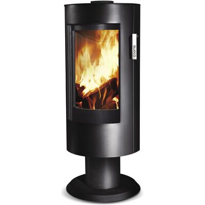 Supra Poêle à bois CHLOÉ SUR PIED acier - vertical - étanche - 7,1kW - Publicité Supra Poêle à bois CHLOÉ SUR PIED acier - vertical - étanche - 7,1kW - Publicité