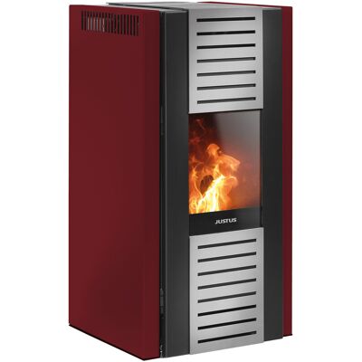 Justus Poêle à granulés Sirkos 2.0 Rouge - 2,5-6 kW - Publicité Justus Poêle à granulés Sirkos 2.0 Rouge - 2,5-6 kW - Publicité