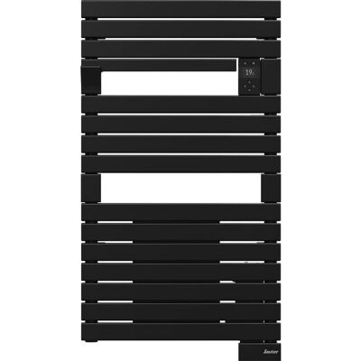 SAUTER Sèche-serviettes électrique soufflant - ASAMA CONNECTE II - 1500W - h.99.5xl.55 cm - Noir - Publicité SAUTER Sèche-serviettes électrique soufflant - ASAMA CONNECTE II - 1500W - h.99.5xl.55 cm - Noir - Publicité