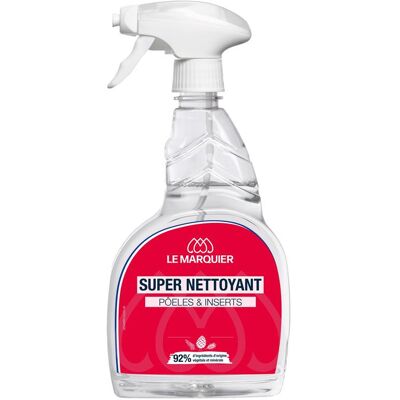 LE MARQUIER Super nettoyant vitre poêle et insert - 750 ml - Made in France - Publicité LE MARQUIER Super nettoyant vitre poêle et insert - 750 ml - Made in France - Publicité