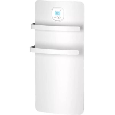 Noirot Radiateur sèche-serviettes - ANURI - Rx aluminium et soufflerie - 1200W - 36,6x74,1x17,4 cm - programmable - détection fenêtre - - Publicité Noirot Radiateur sèche-serviettes - ANURI - Rx aluminium et soufflerie - 1200W - 36,6x74,1x17,4 cm - programmable - détection fenêtre - - Publicité