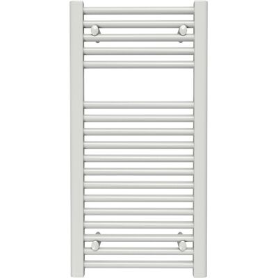 Radox Sèche-serviette eau chaude mural vertical - SCALA N BLANC - 800 x 400 mm - 18 tubes - 316 W - Publicité Radox Sèche-serviette eau chaude mural vertical - SCALA N BLANC - 800 x 400 mm - 18 tubes - 316 W - Publicité