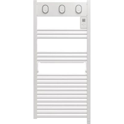 SAUTER Sèche-serviettes électrique - MARAPI TACTILE BLANC - 500 W - Inertie fluide - Thermostat électronique - Affichage digital - Publicité SAUTER Sèche-serviettes électrique - MARAPI TACTILE BLANC - 500 W - Inertie fluide - Thermostat électronique - Affichage digital - Publicité