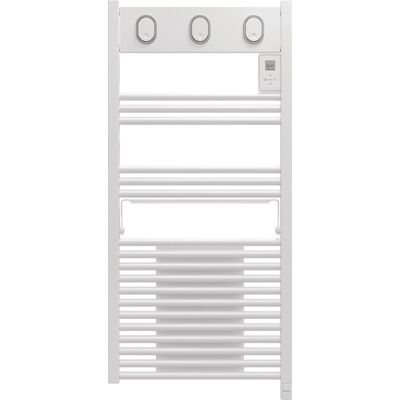 SAUTER Sèche-serviettes électrique soufflant - MARAPI TACTILE BLANC - 1500 W + soufflerie 1000 W - Inertie fluide - Programmable - Écra - Publicité SAUTER Sèche-serviettes électrique soufflant - MARAPI TACTILE BLANC - 1500 W + soufflerie 1000 W - Inertie fluide - Programmable - Écra - Publicité