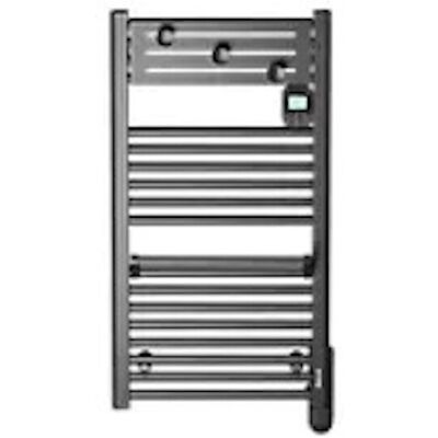 Noirot Sèche-serviettes électrique à inertie fluide - Actibain 750 W - tubes ronds - thermostat électronique - noir - Publicité Noirot Sèche-serviettes électrique à inertie fluide - Actibain 750 W - tubes ronds - thermostat électronique - noir - Publicité