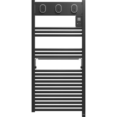 SAUTER Sèche-serviettes électrique - MARAPI TACTILE ANTHRACITE - 500 W - Inertie fluide - Thermostat électronique - Format compact - Publicité SAUTER Sèche-serviettes électrique - MARAPI TACTILE ANTHRACITE - 500 W - Inertie fluide - Thermostat électronique - Format compact - Publicité