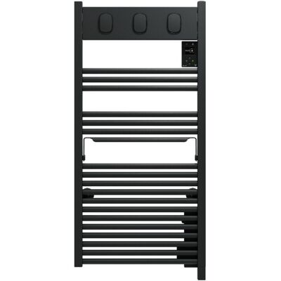 Sèche-serviettes électrique à inertie fluide Marapi 2 500W SAUTER anthracite - Publicité Sèche-serviettes électrique à inertie fluide Marapi 2 500W SAUTER anthracite - Publicité