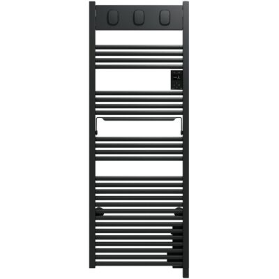 Sèche-serviettes électrique à inertie fluide Marapi 2 750W SAUTER anthracite - Publicité Sèche-serviettes électrique à inertie fluide Marapi 2 750W SAUTER anthracite - Publicité