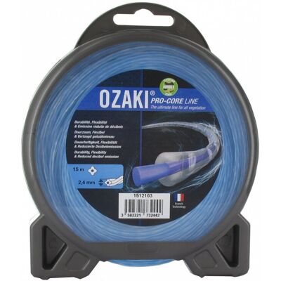 Fil nylon Ozaki - 15m, 2,40mm, Flexible, Résistant - Publicité Fil nylon Ozaki - 15m, 2,40mm, Flexible, Résistant - Publicité