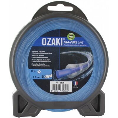 Coque fil nylon OZAKI PRO-CORE LINE. Co-extrudé Longueur: 15 m, Ø: 3,00mm - Publicité Coque fil nylon OZAKI PRO-CORE LINE. Co-extrudé Longueur: 15 m, Ø: 3,00mm - Publicité
