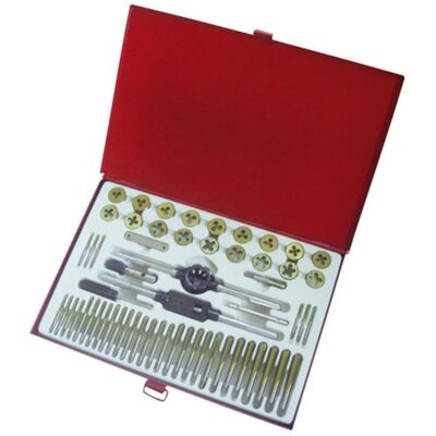 Kit de tarauds et tarauds revêtus GBM58TIN - Holzmann, 58 pièces - Publicité Kit de tarauds et tarauds revêtus GBM58TIN - Holzmann, 58 pièces - Publicité