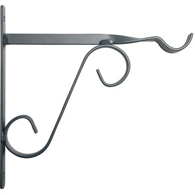 Louis Moulin Potence fer plat anthracite - 20x20 cm - Acier époxy - Publicité Louis Moulin Potence fer plat anthracite - 20x20 cm - Acier époxy - Publicité
