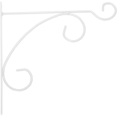 Louis Moulin Potence fil Classique volute - 32x30 cm - blanc - Publicité Louis Moulin Potence fil Classique volute - 32x30 cm - blanc - Publicité
