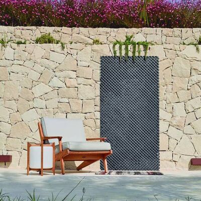 NORTENE Treillis décoratif LOP anthracite 1 x 2 m - osier semi-synthétique - maille 18 mm - Publicité NORTENE Treillis décoratif LOP anthracite 1 x 2 m - osier semi-synthétique - maille 18 mm - Publicité
