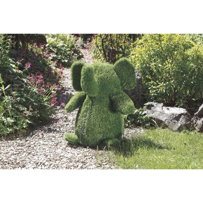 NORTENE Statue de jardin éléphant en gazon synthétique - arrosage goutte à goutte - réservoir 26 L - Publicité NORTENE Statue de jardin éléphant en gazon synthétique - arrosage goutte à goutte - réservoir 26 L - Publicité