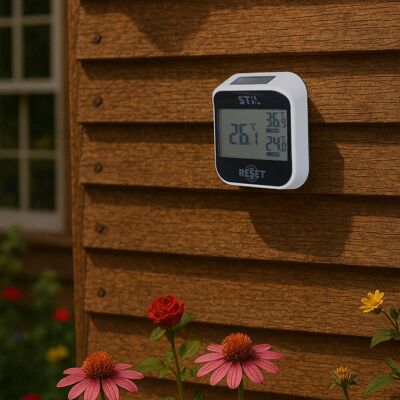 Sans marque Thermomètre solaire - Publicité Sans marque Thermomètre solaire - Publicité