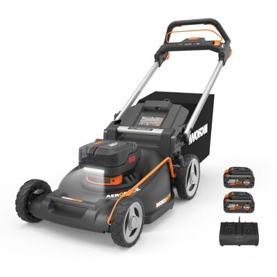 Tondeuse sur batterie WORX Wg760e.1 40 V, l.51 cm - Publicité Tondeuse sur batterie WORX Wg760e.1 40 V, l.51 cm - Publicité