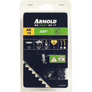 Arnold Chaîne de tronçonneuse 325"/1,5 mm - 73 maillons d’entraîneurs - gouges demi-rondes - Publicité Arnold Chaîne de tronçonneuse 325"/1,5 mm - 73 maillons d’entraîneurs - gouges demi-rondes - Publicité