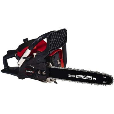 EINHELL Tronçonneuse thermique 1,3 kW - Guide et chaîne OREGON - Lame 35 cm - Moteur 37,2 cm³ - Lubrification automatique - Publicité EINHELL Tronçonneuse thermique 1,3 kW - Guide et chaîne OREGON - Lame 35 cm - Moteur 37,2 cm³ - Lubrification automatique - Publicité