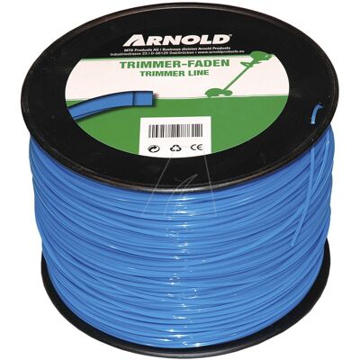 Arnold Fil de coupe-bordure carré en nylon 3,0 mm × 138 m - Publicité Arnold Fil de coupe-bordure carré en nylon 3,0 mm × 138 m - Publicité