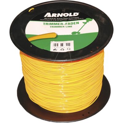 Arnold Fil de coupe-bordure rond en nylon 3,0 mm × 156 m - Publicité Arnold Fil de coupe-bordure rond en nylon 3,0 mm × 156 m - Publicité