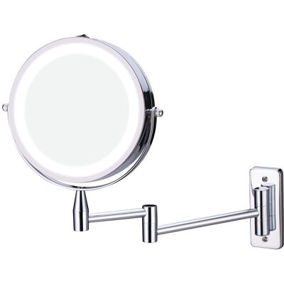 Sans marque Miroir Grossissant N/A N/A, H.15 X L.15 X P.0.5 Cm, Led Pivotant - Publicité Sans marque Miroir Grossissant N/A N/A, H.15 X L.15 X P.0.5 Cm, Led Pivotant - Publicité