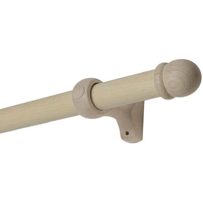 MOBOIS Kit de tringle à rideau Alma Diam.28 mm naturel 180 cm - Publicité MOBOIS Kit de tringle à rideau Alma Diam.28 mm naturel 180 cm - Publicité
