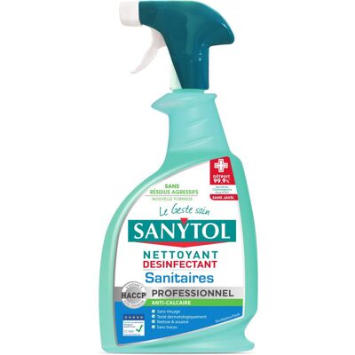 Nettoyant Désinfectant Sanytol 750ml - Désinfectant Sanitaire - Publicité Nettoyant Désinfectant Sanytol 750ml - Désinfectant Sanitaire - Publicité