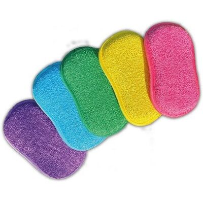 Sans marque Lot de 5 éponges multiusage Lavable epongenio multisurface - Publicité Sans marque Lot de 5 éponges multiusage Lavable epongenio multisurface - Publicité
