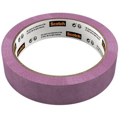 Ruban de masquage surfaces delicates, SCOTCH, l.24 mm x L.41 m - Publicité Ruban de masquage surfaces delicates, SCOTCH, l.24 mm x L.41 m - Publicité
