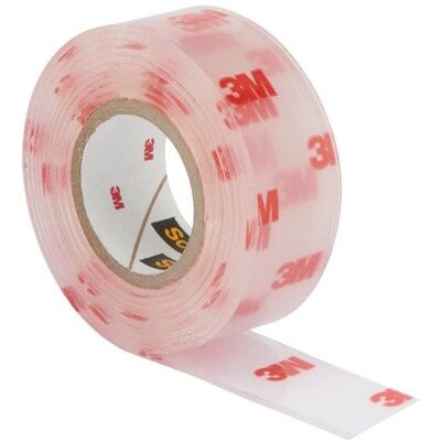 SCOTCH Double face transparent 1,5m x 19mm Fix 3M blanc - Publicité SCOTCH Double face transparent 1,5m x 19mm Fix 3M blanc - Publicité