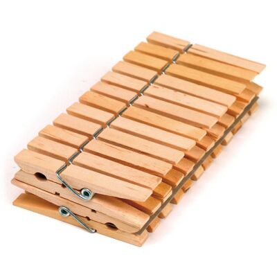 Sans marque PINCES BOIS X24 - Publicité Sans marque PINCES BOIS X24 - Publicité