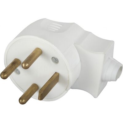 Fiche électrique mâle 3 pôles + terre, 20.0 A, DEBFLEX - Publicité Fiche électrique mâle 3 pôles + terre, 20.0 A, DEBFLEX - Publicité
