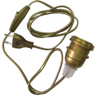 Adaptateur bouteille E27 TIBELEC, plastique, or 60 W - Publicité Adaptateur bouteille E27 TIBELEC, plastique, or 60 W - Publicité