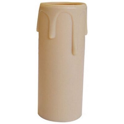 Bougie E14 TIBELEC, plastique, beige - Publicité Bougie E14 TIBELEC, plastique, beige - Publicité