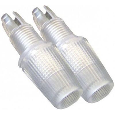 Lot de 2 serre câbles TIBELEC, plastique, blanc - Publicité Lot de 2 serre câbles TIBELEC, plastique, blanc - Publicité