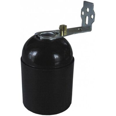 Centrale Brico Douille lisse + équerre E27 TIBELEC, plastique, noir 60 W - Publicité Centrale Brico Douille lisse + équerre E27 TIBELEC, plastique, noir 60 W - Publicité