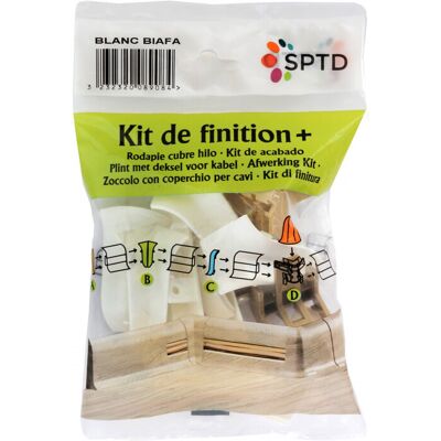 Centrale Brico Kit accessoires finition de plinthes pass'fil blanc Biafa - Publicité Centrale Brico Kit accessoires finition de plinthes pass'fil blanc Biafa - Publicité