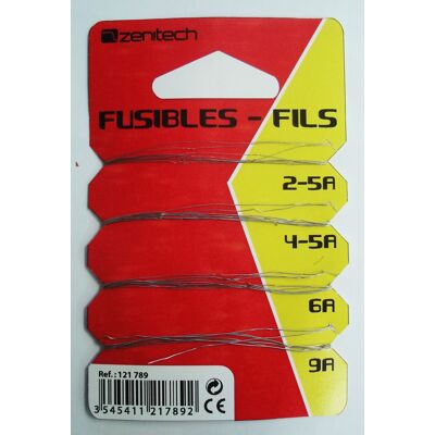 Centrale Brico Fil fusible plomb 2-5A + 4-5A + 6A + 9A - Publicité Centrale Brico Fil fusible plomb 2-5A + 4-5A + 6A + 9A - Publicité