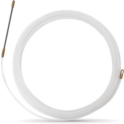 Centrale Brico Tire-fil nylon, L.10 m, Diam.3 mm, blanc - Publicité Centrale Brico Tire-fil nylon, L.10 m, Diam.3 mm, blanc - Publicité