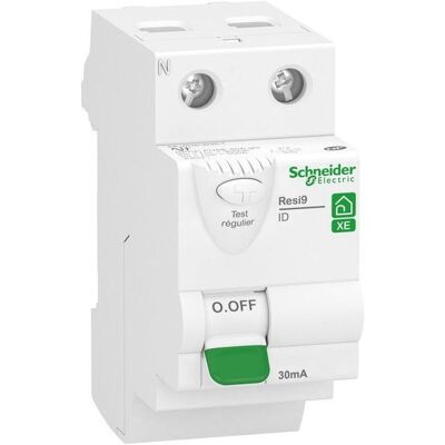 Schneider Electric - Interrupteur différentiel, 40 A, 30 mA, type AC - Publicité Schneider Electric - Interrupteur différentiel, 40 A, 30 mA, type AC - Publicité