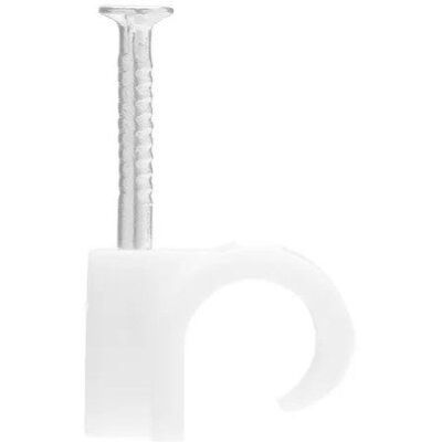 Sans marque Lot de 25 attache-fils, diamètre de 8 à 12 mm L. 14 mm blanc - Publicité Sans marque Lot de 25 attache-fils, diamètre de 8 à 12 mm L. 14 mm blanc - Publicité