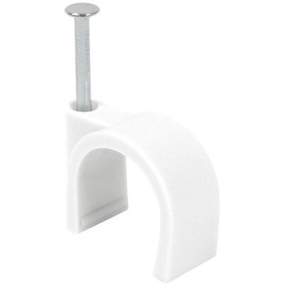 Sans marque Lot de 25 attaches-fils, Diametre de 20 a 25 mm, L.26 mm - Publicité Sans marque Lot de 25 attaches-fils, Diametre de 20 a 25 mm, L.26 mm - Publicité